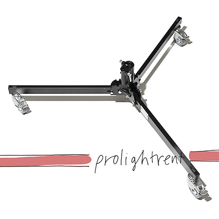 Bodenstativ mit Rollen (297BBASE) 100cm