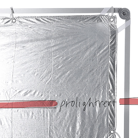 Butterfly Bespannung 8x8 Silver Lame