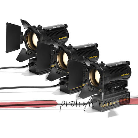 Dedolight Set mit 3 Lampen 150w