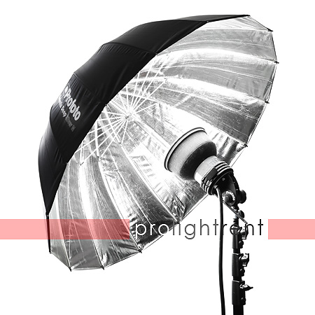 Schirm M deep silber 105cm