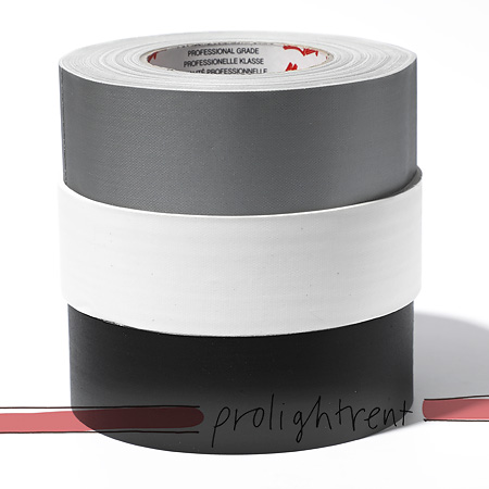 Gaffa Tape schwarz, weiss, grau