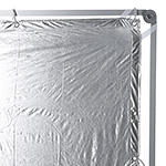 12x12 Silver Lame
